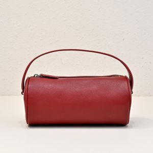 The Row 90's Bag in Soft Nappa Leather Red