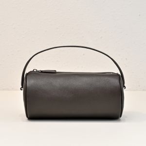 The Row 90's Bag in Soft Nappa Leather Taupe
