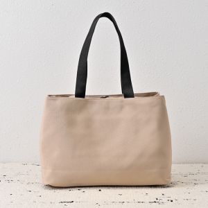 The Row Clovis Bag in Soft Nylon Apricot