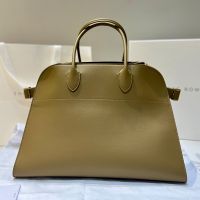 The Row Margaux 15 Bag in Smooth Calfskin Olive