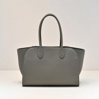 The Row Marlo 12 Bag in Matte Grained Calfskin Grey
