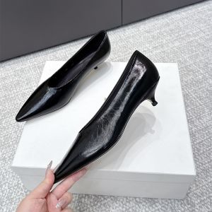 The Row Liisa Kitten Heels 35MM Women Soft Lambskin Black
