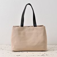 The Row Clovis Bag in Soft Nylon Apricot