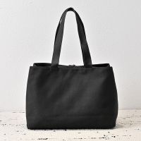 The Row Clovis Bag in Soft Nylon Black