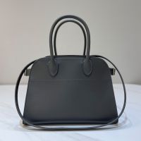 The Row Margaux 10 Bag in Smooth Calfskin Grey