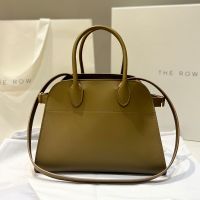 The Row Margaux 10 Bag in Smooth Calfskin Olive