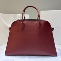 The Row Margaux 15 Bag in Smooth Calfskin Red